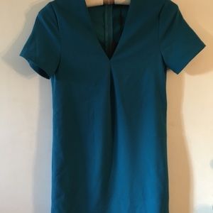 Teal blue dress